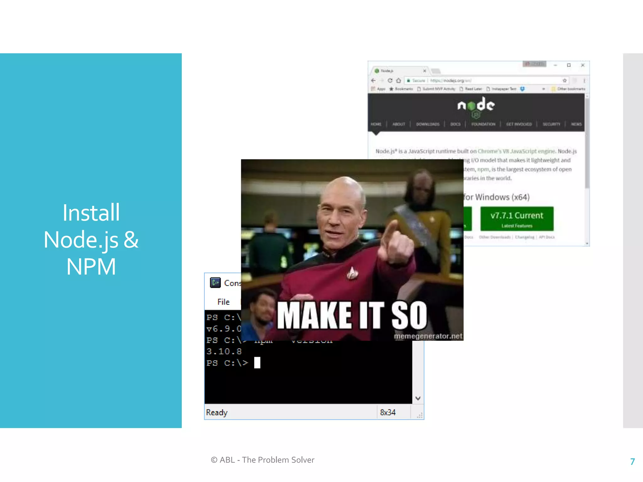 Install Node.js & NPM © ABL - The Problem Solver 7 