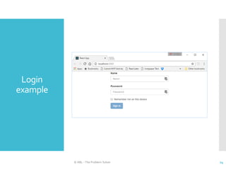 Login
example
© ABL - The Problem Solver 24
 