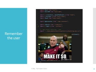 Remember
the user
© ABL - The Problem Solver 55
 
