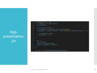 App-
presentation.
jsx
© ABL - The Problem Solver 68
 
