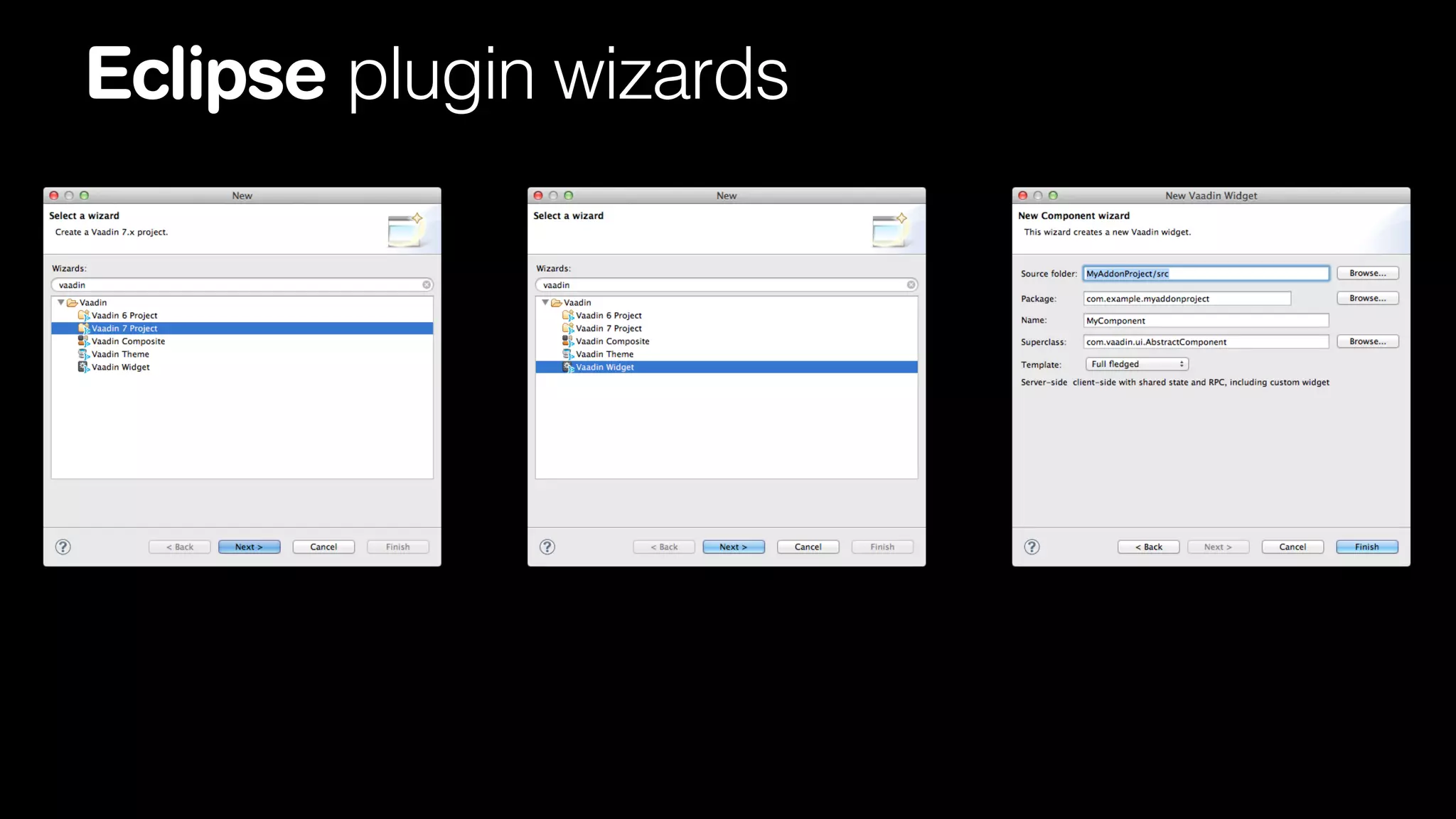 Eclipse plugin wizards

 