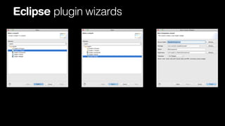 Eclipse plugin wizards

 