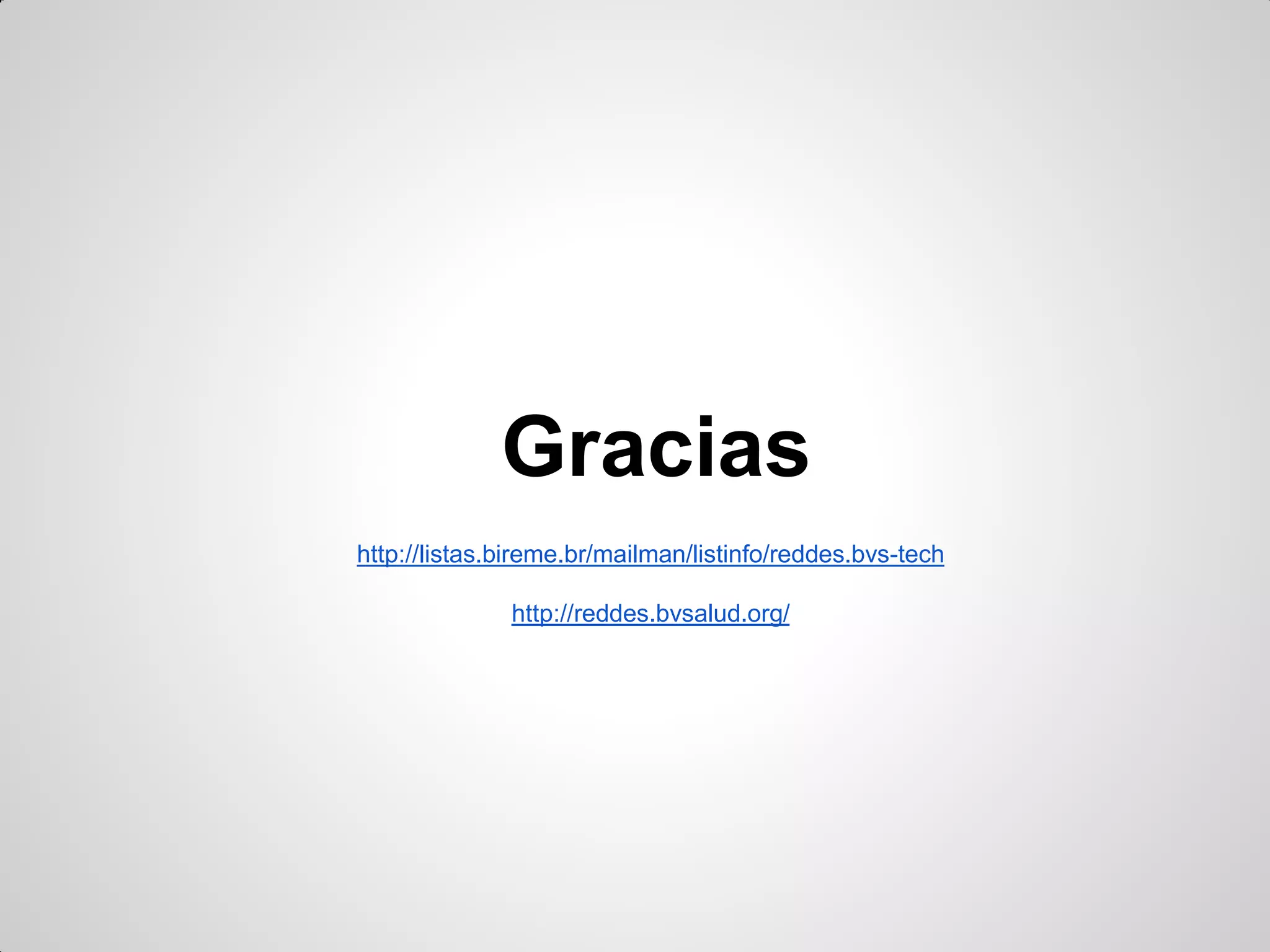 http://listas.bireme.br/mailman/listinfo/reddes.bvs-tech 
http://reddes.bvsalud.org/ 
Gracias 