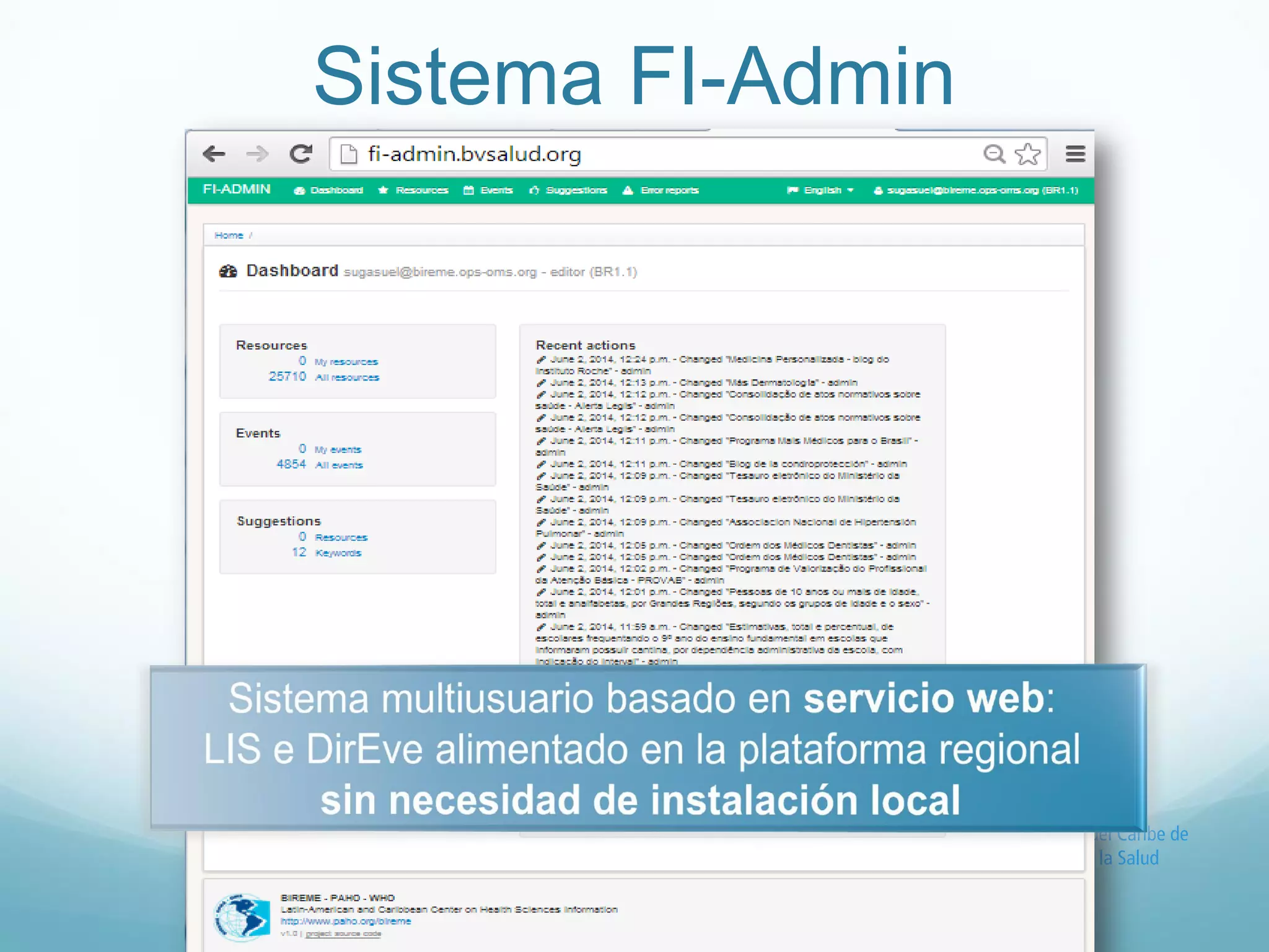 Sistema FI-Admin 
 