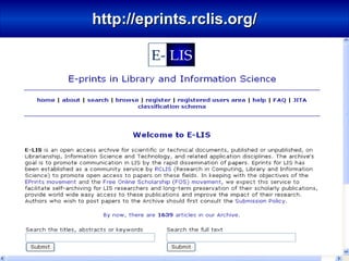 http://eprints.rclis.org/ 