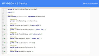 @lucasscarduelliHANDS-ON #2: Service
 