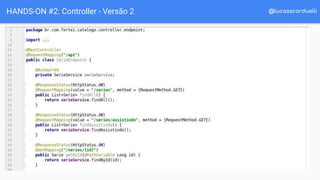 @lucasscarduelliHANDS-ON #2: Controller - Versão 2
 
