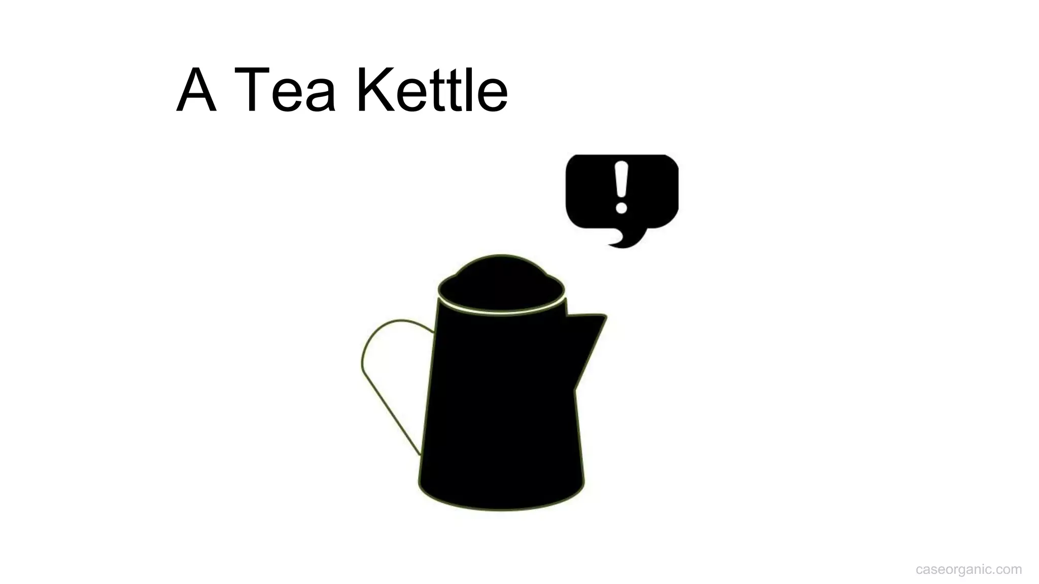 caseorganic.com
A Tea Kettle
 
