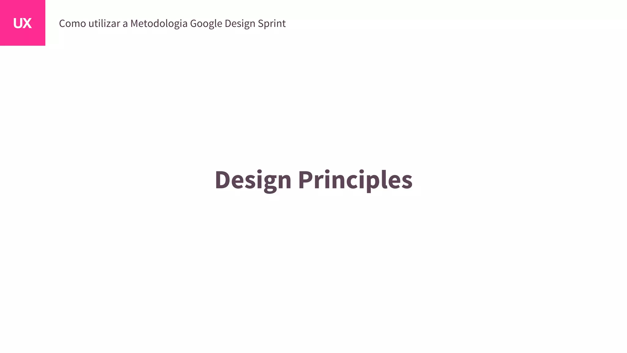 Design Principles
 