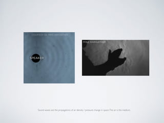 Sound waves are the propagations of air density / pressure change in space.The air is the medium.
 