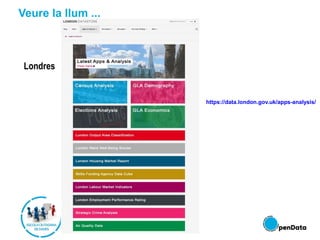 Veure la llum ...
Londres
https://data.london.gov.uk/apps-analysis/
 