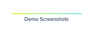 | © Copyright 2023, InﬂuxData
Demo Screenshots
 