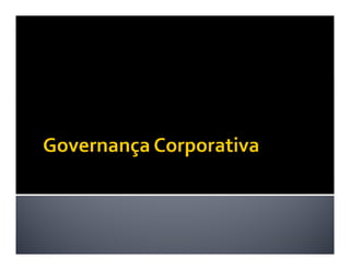 [Workshop] Governança de TI, 1ª Edição