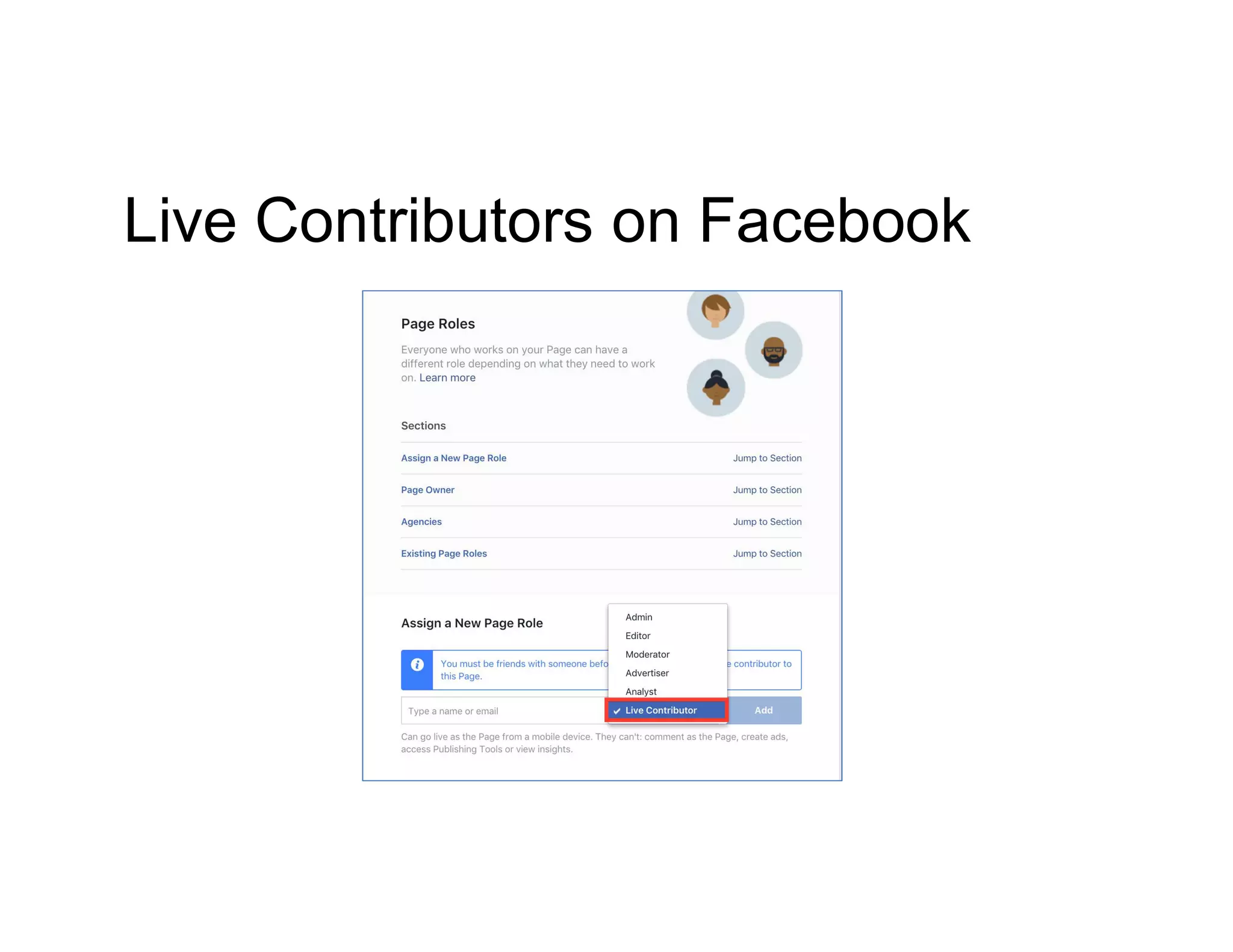 Live Contributors on Facebook
 