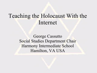 Richard A. Gair
 Professor of Holocaust Studies
  Valencia Community College
          Orlando, Florida
http://faculty.valenciacc.edu/rgair
 