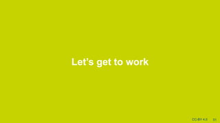 [Let’s get to work
51CC-BY 4.0
 