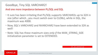 © Copyright 2018
ORACLE DATABASE 18C
 