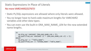 © Copyright 2018
ORACLE DATABASE 18C
 