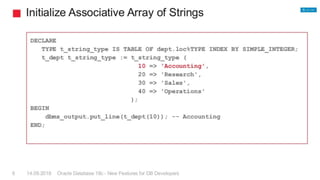 © Copyright 2018
ORACLE DATABASE 18C
 