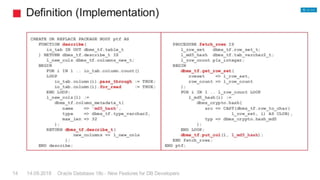 © Copyright 2018
ORACLE DATABASE 18C
 