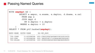 © Copyright 2018
ORACLE DATABASE 18C
 