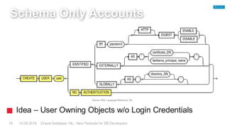 © Copyright 2018
ORACLE DATABASE 18C
 