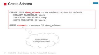© Copyright 2018
ORACLE DATABASE 18C
 