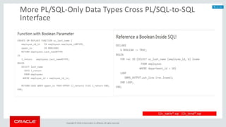 © Copyright 2018
ORACLE DATABASE 18C
 