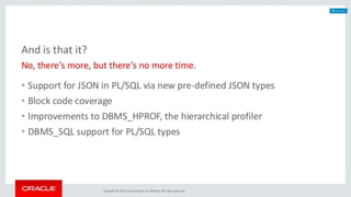 © Copyright 2018
ORACLE DATABASE 18C
 
