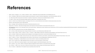 References
• Kopalle, P., Biswas, D., Chintagunta, P. K., Fan, J., Pauwels, K., Ratchford, B. T., & Sills, J. A. (2009). Retailer Pricing and Competitive Effects. Journal of Retailing, 85(1), 56–70.
• Kumar, V., & Venkatesan, R. (2005). Who are the multichannel shoppers and how do they perform?: Correlates of multichannel shopping behavior. Journal of Interactive Marketing, 19(2), 44–62.
• Lee, S. (Ally), & Jeong, M. (2014). Enhancing online brand experiences: An application of congruity theory. International Journal of Hospitality Management, 40, 49–58.
• Li, M., Dong, Z. Y., & Chen, X. (2012). Factors influencing consumption experience of mobile commerce. Internet Research, 22(2), 120–141.
• Marianne, S. A. (2013). The Issue of Multichannel Integration, a Key Challenge for Service Firms in a Context of Multichannel Services Distribution. International Business Research, 6(2), 160–167.
• Mazzalovo, G. (2012). Brand Aesthetics. New York: Palgrave Macmillan.
• Meyer, C., & Schwager, A. (2007). Understanding Customer Experience. Harvard Business Review, 85(2), 116–126.
• Morgan-Thomas, A., & Veloutsou, C. (2013). Beyond technology acceptance: Brand relationships and online brand experience. Journal of Business Research, 66(1), 21–27.
• MSI - Marketing Science Institute. (n.d.). RP1: Understanding Customers and the Customer Experience - Marketing Science Institute. http://www.msi.org/. Retrieved January 14, 2015, from http://www.msi.org/research/2014-2016-research-priorities/tier-1-understanding-customers-and-the-
customer-experience/
• Myron, D. (2014). Why You Should Consider Customer Journey Maps. CRM Magazine, 18(12), 2.
• Naik, P. A., & Raman, K. (2003). Understanding the Impact of Synergy in Multimedia Communications. Journal of Marketing Research (JMR), 40(4), 375–388.
• Neslin, S. A., Grewal, D., Leghorn, R., Shankar, V., Teerling, M. L., Thomas, J. S., & Verhoef, P. C. (2006). Challenges and opportunities in Multichannel Costomer Management. Journal of Service Research, 9(2), 95–112.
• Neslin, S. A., & Shankar, V. (2009). Key Issues in Multichannel Customer Management: Current Knowledge and Future Directions. Journal of Interactive Marketing, 23(1), 70–81.
• Nicholson, M., Clarke, I., & Blakemore, M. (2002). “One brand, three ways to shop”: situational variables and multichannel consumer behaviour. International Review of Retail, Distribution & Consumer Research, 12(2), 131–148.
• Novak, T. P., Hoffman, D. L., & Yung, Y.-F. (2000). Measuring the Customer Experience in Online Environments: A Structural Modeling Approach. Marketing Science, 19(1), 22–42.
• O’Shaughnessy, J., & O’Shaughnessy, N. J. (2002). Marketing, the consumer society and hedonism. European Journal of Marketing, 36(5/6), 524–547.
• Patrício, L., Fisk, R. P., & Falcão e Cunha, J. (2008). Designing Multi-Interface Service Experiences. Journal of Service Research : JSR, 10(4), 318–334.
• Payne, A., & Frow, P. (2004). The role of multichannel integration in customer relationship management. Industrial Marketing Management, 33(6), 527–538.
• Payne, A., Storbacka, K., Frow, P., & Knox, S. (2009). Co-creating brands: Diagnosing and designing the relationship experience. Journal of Business Research, 62(3), 379–389.
• Peck, J., & Childers, T. L. (2006). If I touch it I have to have it: Individual and environmental influences on impulse purchasing. Journal of Business Research, 59(6), 765–769.
• Pine II, B. J., & Gilmore, J. H. (1998). Welcome To The Experience Economy. Harvard Business Review, 76(4), 97–105.
12.02.2016 UAM - Multichannel brand experience 17
 