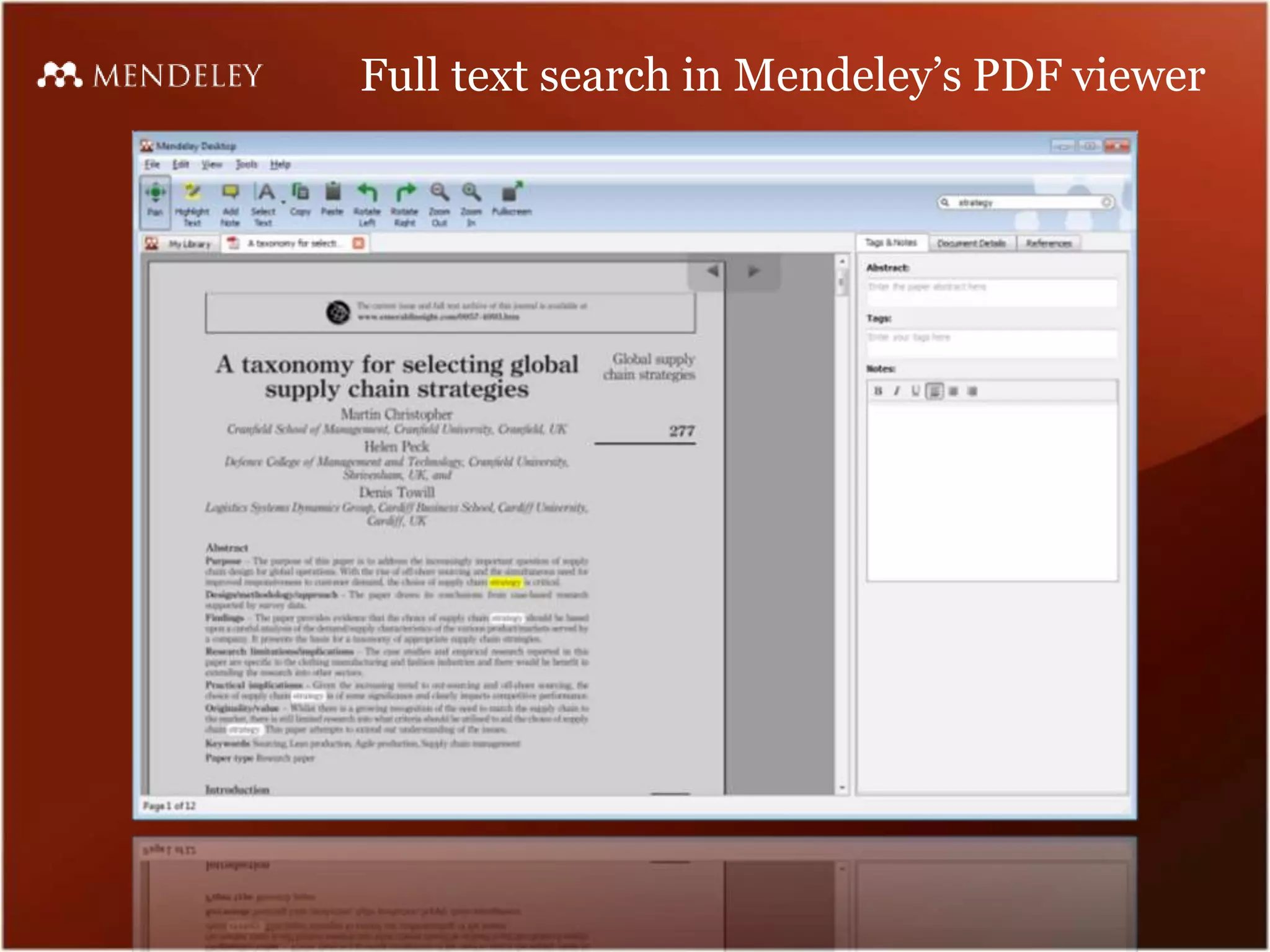 Workshop -Mendeley Reference Management.pptx