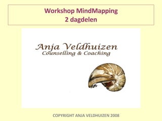 Workshop MindMapping 2 dagdelen COPYRIGHT ANJA VELDHUIZEN 2008 