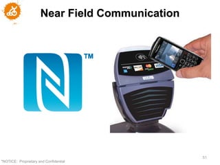 Near Field Communication




                                                 51
"NOTICE: Proprietary and Confidential
 