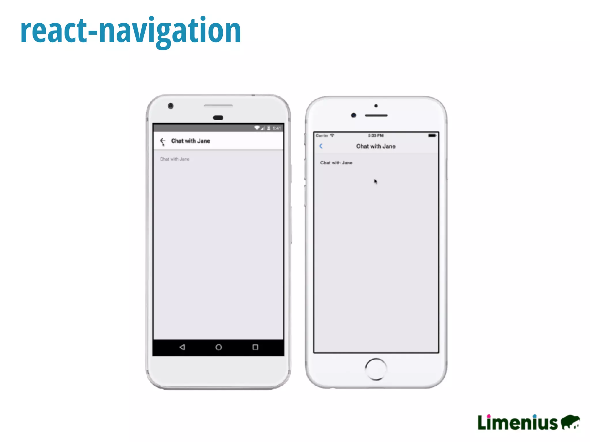 react-navigation
 