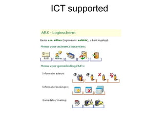 ICT supported
 
