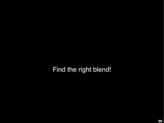 96
Find the right blend!
 