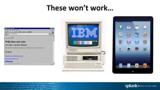 These won’t work…
 