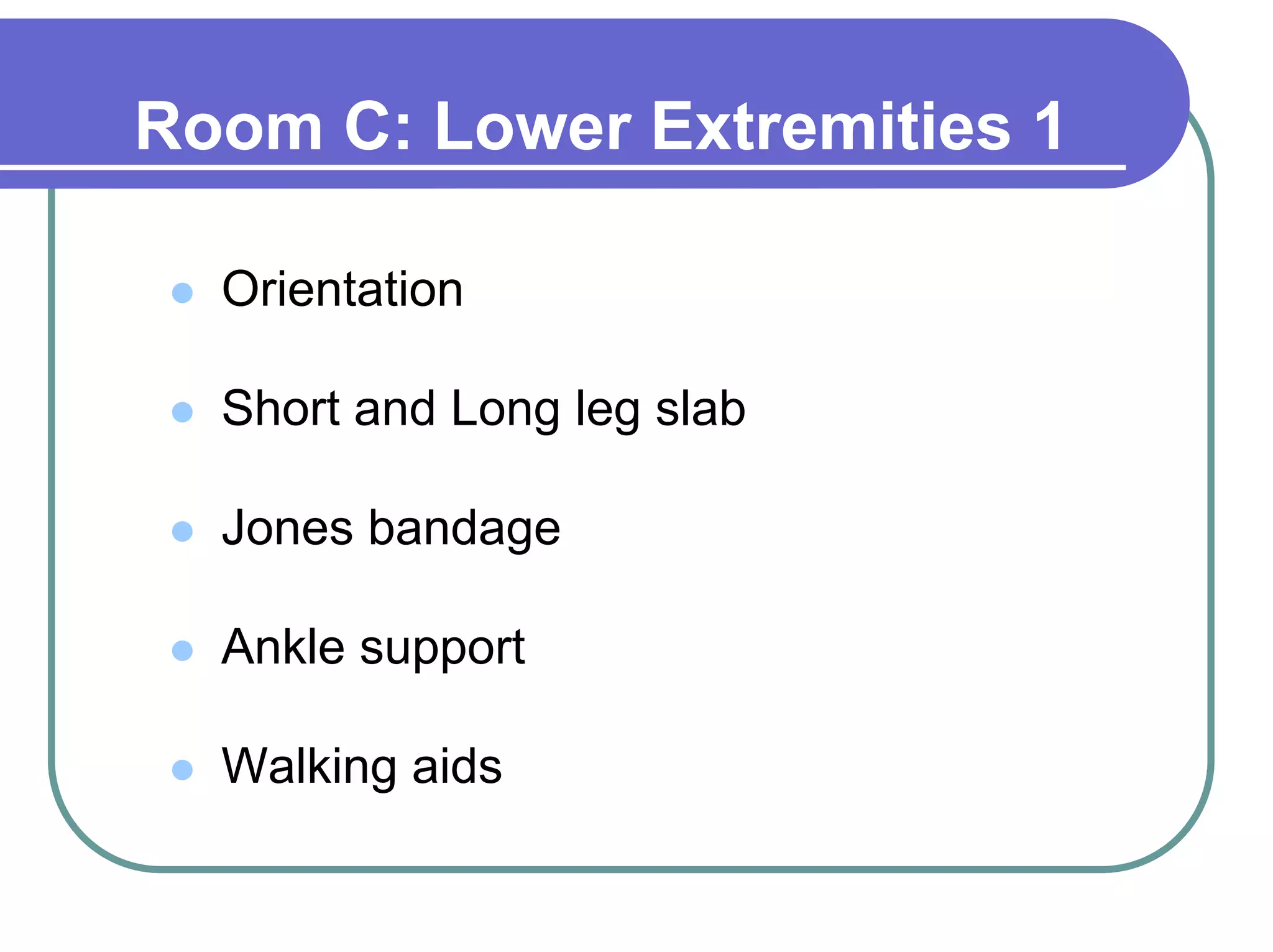 Workshop: Orthopedic Management in Emergency Department
