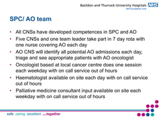 Palliative Care and Acute Oncology Integration | PDF