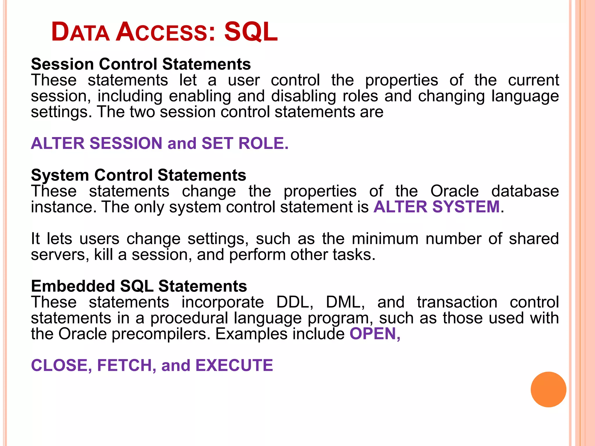 Introduction to Oracle Database | PPTX