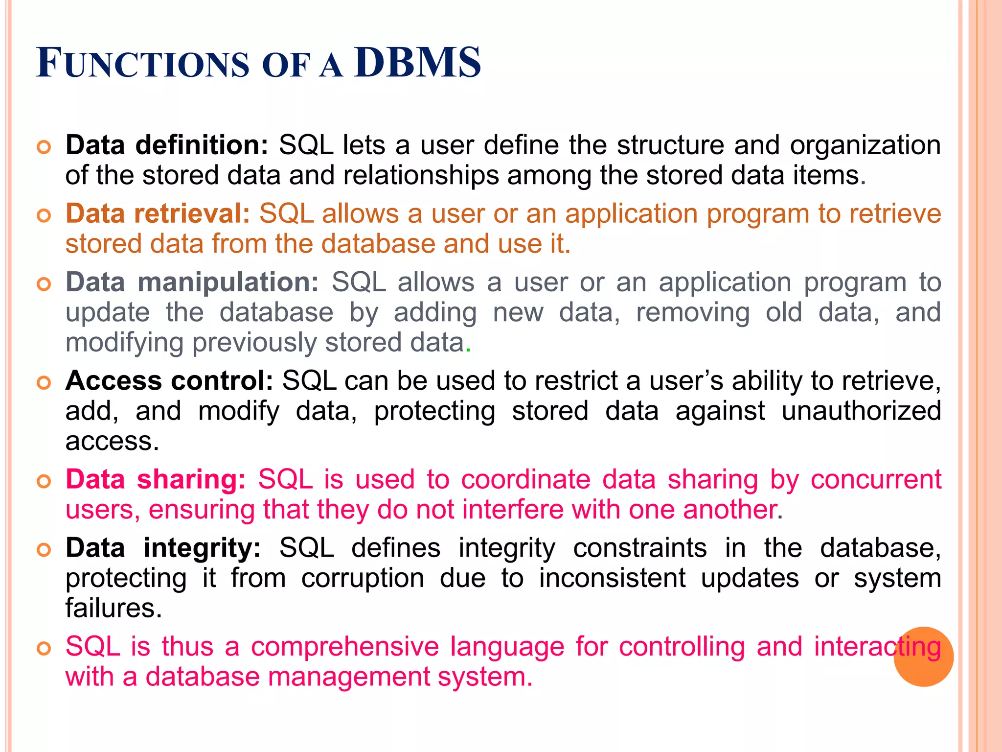 Introduction to Oracle Database | PPT