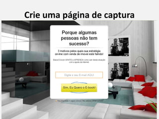 Crie uma página de captura
 
