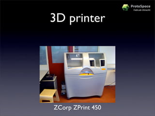 Workshop Protospace Prototypes Maken