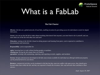 Workshop Protospace Prototypes Maken