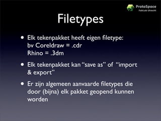 Workshop Protospace Prototypes Maken