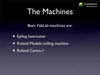 Workshop Protospace Prototypes Maken