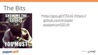 Puppet for Windows Users - PuppetConf 2014 | PDF