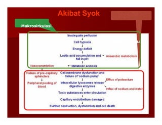 Akibat Syok
Akibat Syok
Makrosirkulasi
Makrosirkulasi
Mikrosirkulasi
Mikrosirkulasi
 