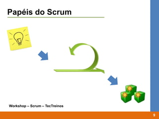 Papéis do Scrum




Workshop – Scrum – TecTreinos

                                9
 