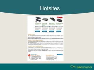 Hotsites 
 